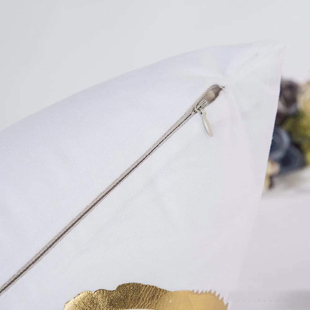 Роскошный бронзированный Золотой Чехол на подушку кольца с золотыми