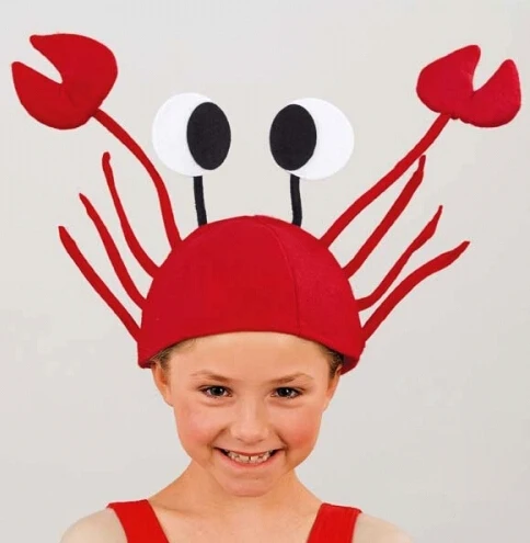 Забавная шляпа краб для Хэллоуина 1 шт.|hats for|hats for partyhat cap |