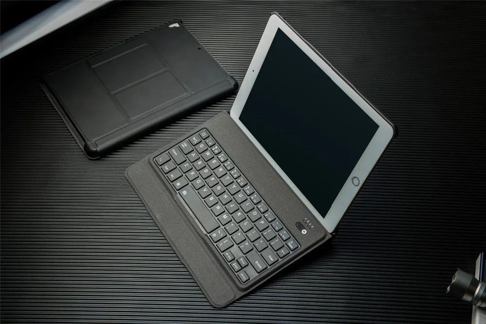 Чехол для iPad 6th 9,7 дюймов, съемная клавиатура с держателем для карандашей, подставка, кожаный чехол для iPad 9,7, чехол с клавиатурой A1893 A1954