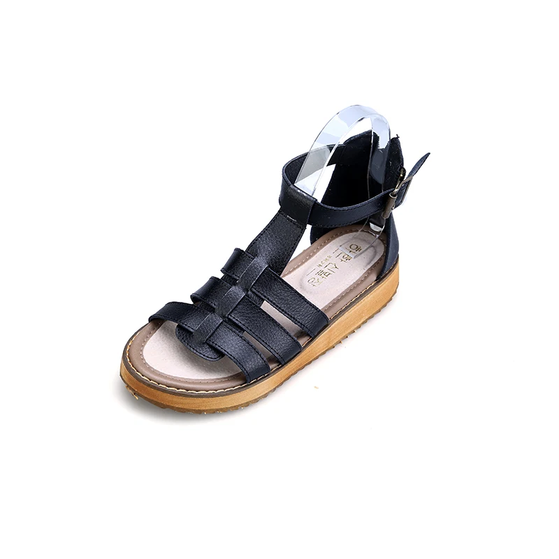 Летние Женщины Плоские 2017 Гладиаторские Сандалии Женщин Обувь Повседневная