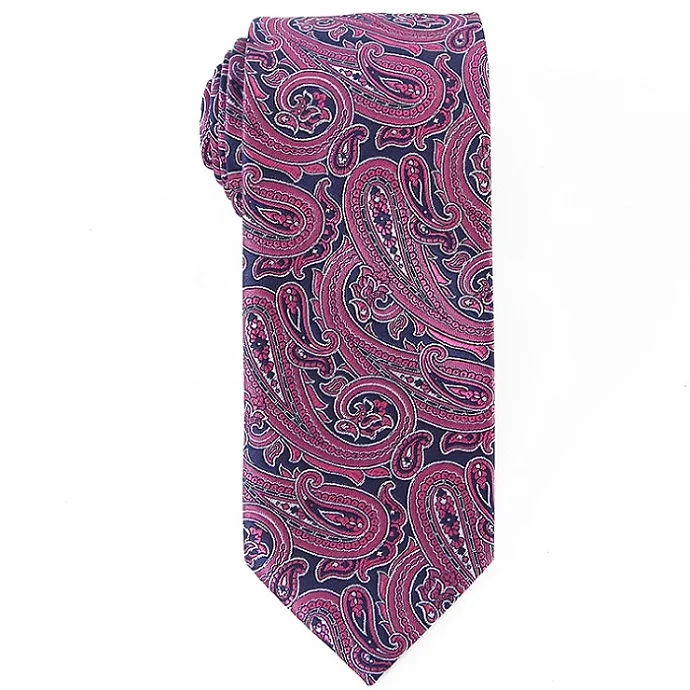 paisley tie PPT-011 Портной Смит 1200 стежков 7,5 см мужские галстуки, новые мужские модные галстуки с узором пейсли, жаккардовые галстуки Corbatas Gravata, мужской деловой толстый галстук - Цвет: paisley tie PPT-011