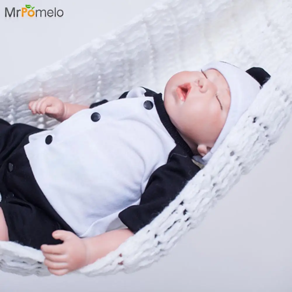 MrPomelo 20 &quotмягкое Тело Силикона Возрождается Детские Игрушки Куклы Для Девочек