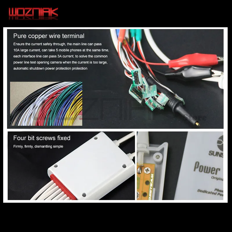 Wozniak SS 905A батарея питания загрузки активации тестовая линия для iphone