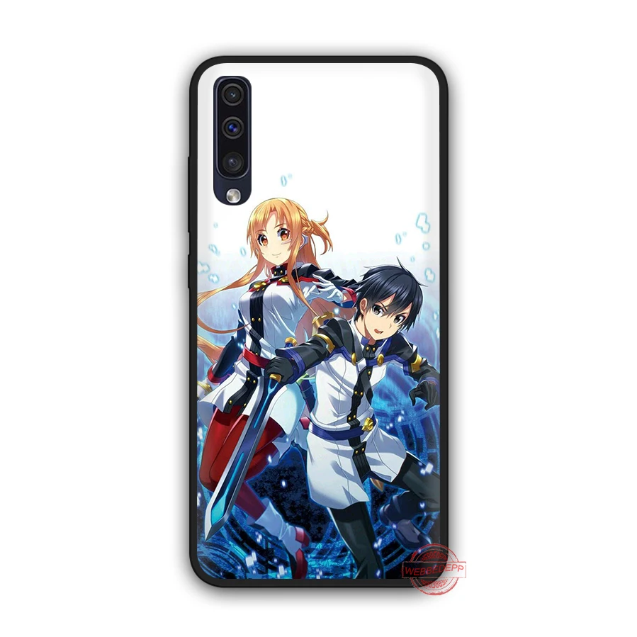 WEBBEDEPP анимэ Sword Art Online(SAO), мягкий чехол для телефона для samsung A50s A40s A30s A20s A10s A60 A70 M10 M20 M30 M40 чехол s - Цвет: 2