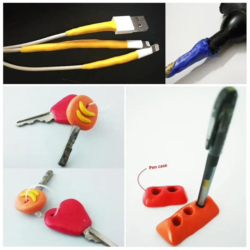 Прочный DIY ремонтный карандаш для фиксации силиконового каучука грязевые инструменты формовочный клей Самонастраивающийся ремонтный карандаш фиксация эласткового пластика силиконовый каучук