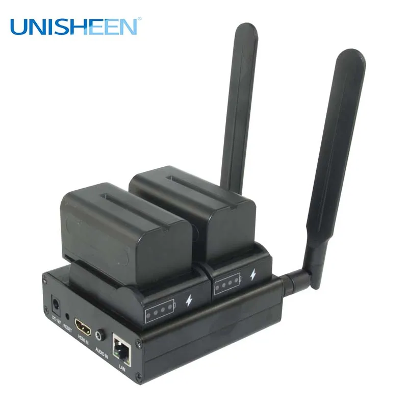 Кодировщик видео Unisheen H.265 H.264 SRT 2 4G 5 8G WIFI HDMI сверхдлительный срок службы Vmix Wowza Youtube