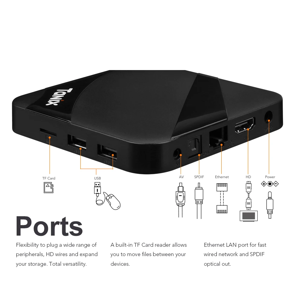 ТВ-приставка PULIERDE TX3 Max 2 ГБ 16 Android 7 1 Amlogic S905W с новым ALICE UX телеприставка 4G Wifi BT4.1