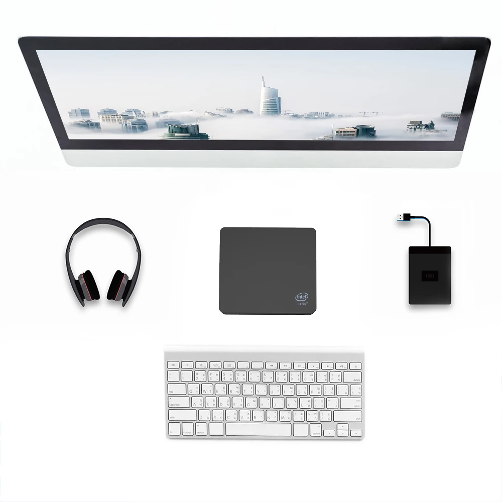 Beelink AP35 J3355 4 Гб DDR4 64 Гб 5G wifi 1000M LAN bluetooth 4,0 USB3.0 мини-ПК Smart tv BOX Поддержка Windows 10 SATA 2,5 дюймов HD