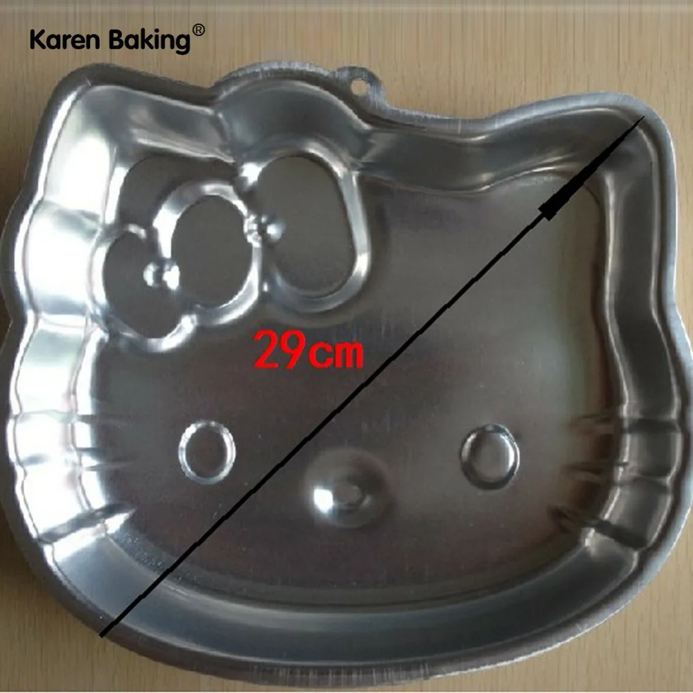 1 шт алюминиевый в форме Хеллоу Китти форма для выпечки торта A049