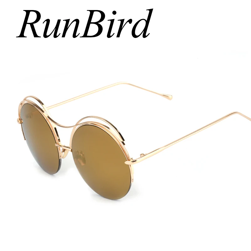 Новинка 2017 большие круглые солнцезащитные очки роскошные женские итальянские