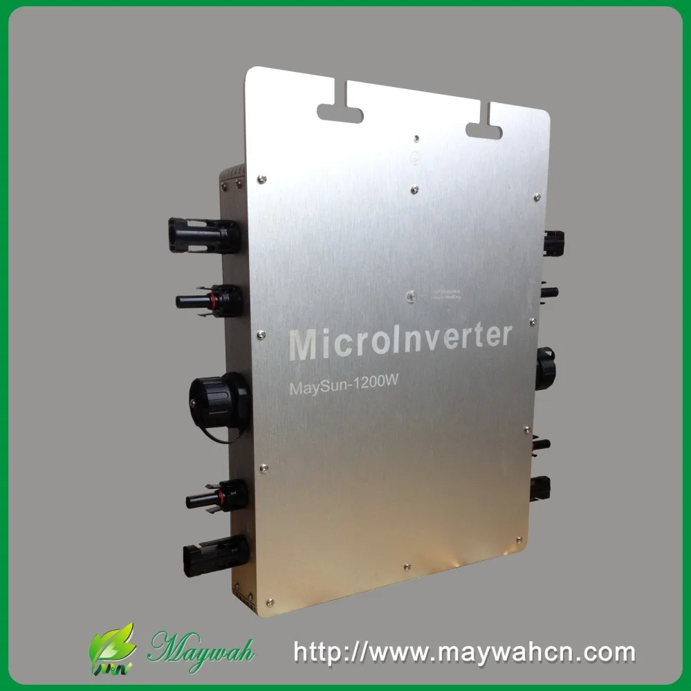 MAYLAR@ 22-50VDC 1200 Вт Выход 220VAC чистая Синусоидальная волна сетевой инвертор на солнечных батарейках микро инвертор