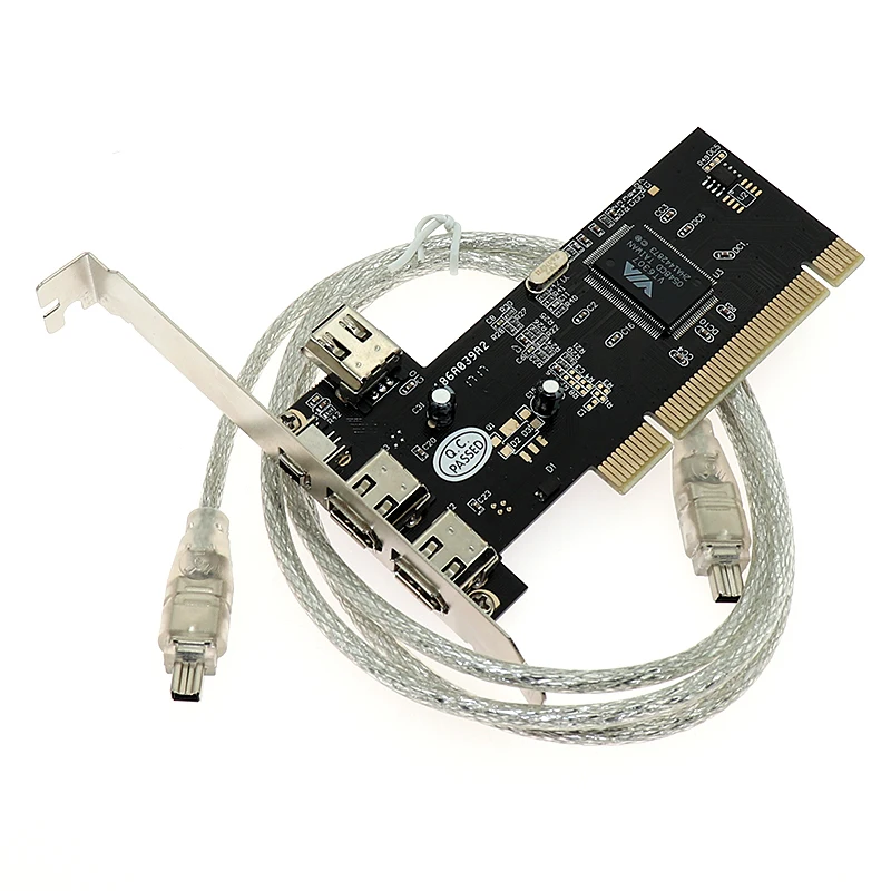 3 Порты Firewire IEEE 1394 4/6 Pin PCI до DV карты контроллера Карта видеозахвата адаптер для HDD