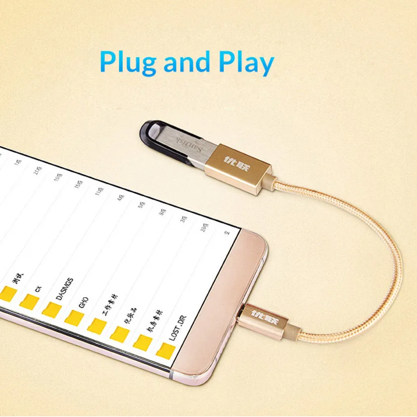 Кабель Unnlink USB Type C к OTG адаптер для Xiaomi Mi5 Mi4C Nexus 5X 6P Macbook Type-c зарядный кабель