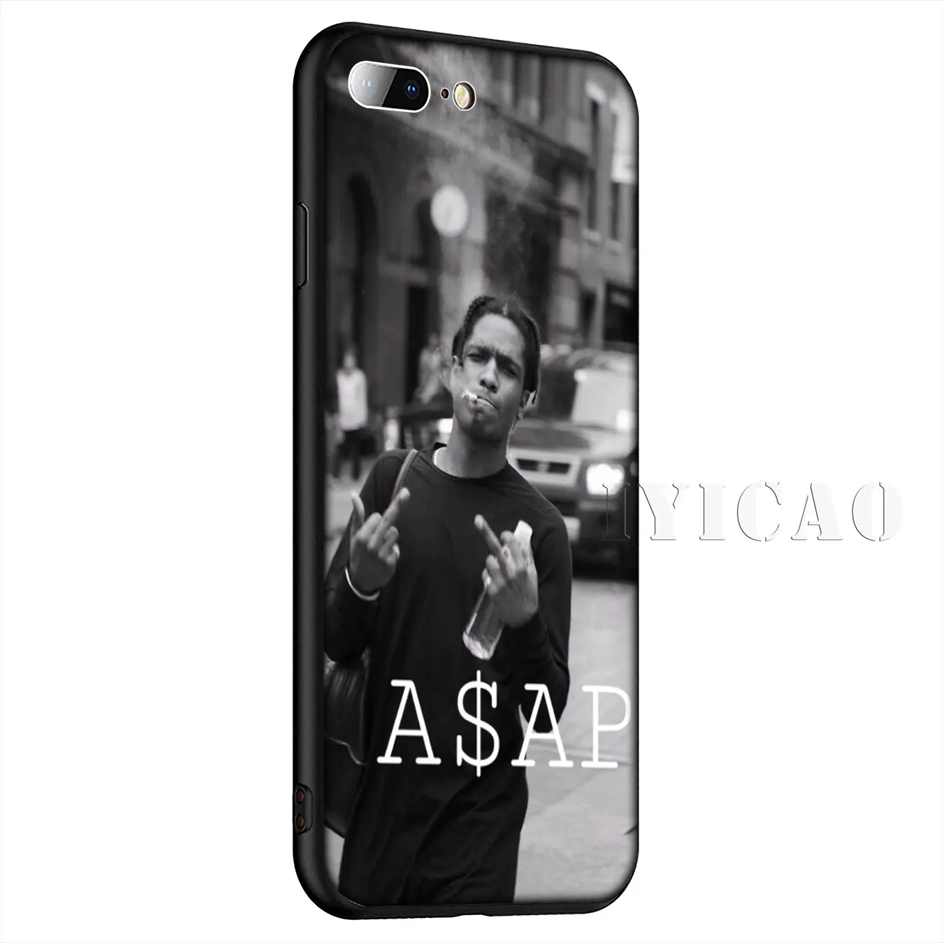 IYICAO $ AP как можно скорее Rocky Lord Flacko простой силиконовый мягкий чехол для iPhone XR X XS Max