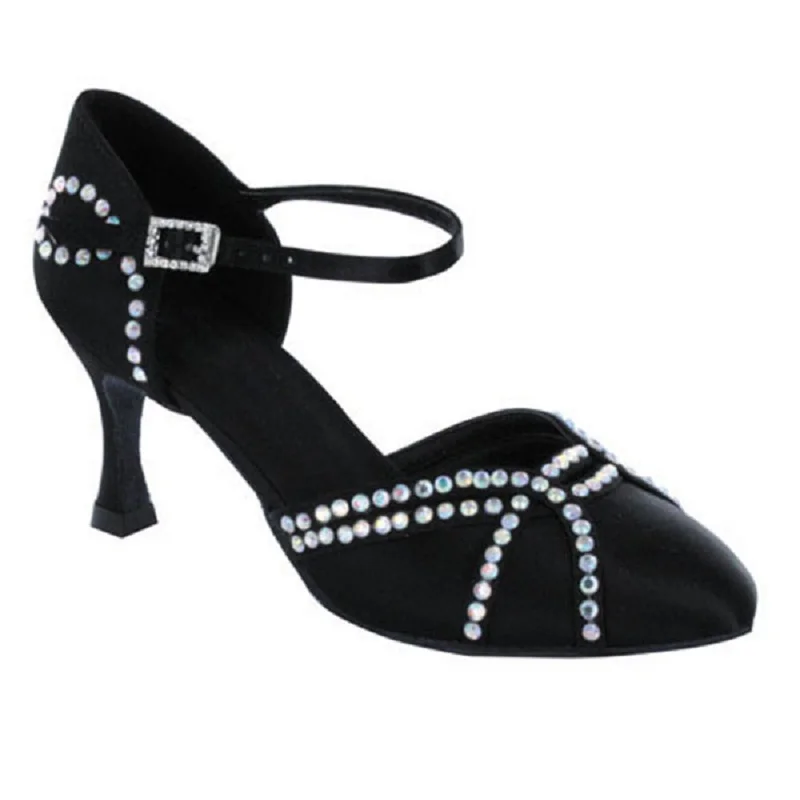 Женские туфли для бальных танцев черные коричневые серебристые Туфли на каблуке