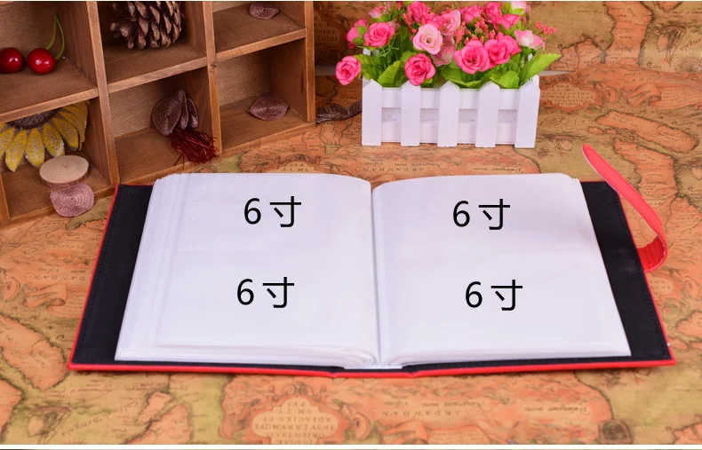 Фотоальбом с кожаным покрытием "Хай-энд", междустраничный, размером 4R (15,2 х 10,2 см), 200 карманов для фотографий, для детей и семьи, с пряжкой.