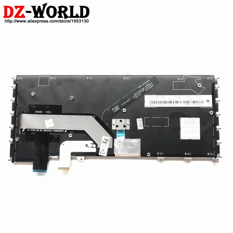 Новая Оригинальная английская клавиатура с подсветкой для Thinkpad X380 Yoga 4th 370