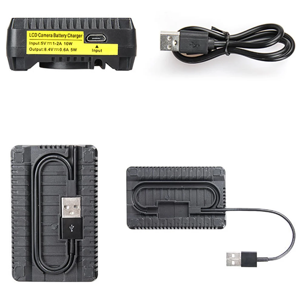 Литий ионный аккумулятор для цифровой камеры с ЖК дисплеем и USB зарядным