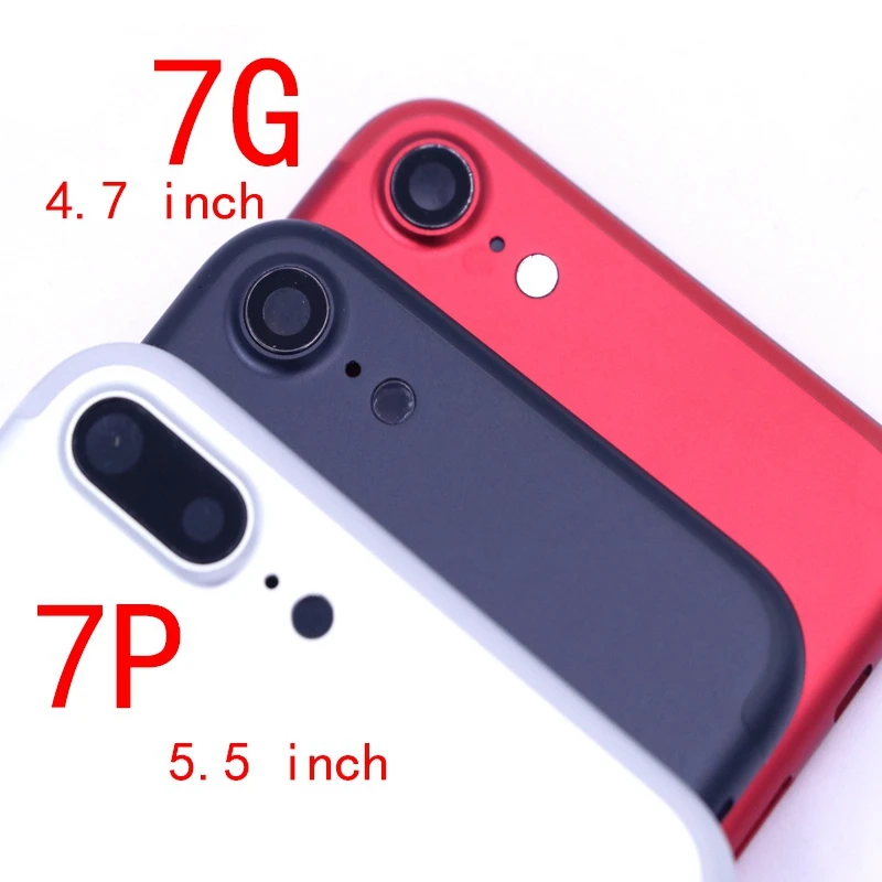 Премиум задний корпус для iPhone 7 7G Plus 7Plus крышка батареи средняя рамка Шасси с