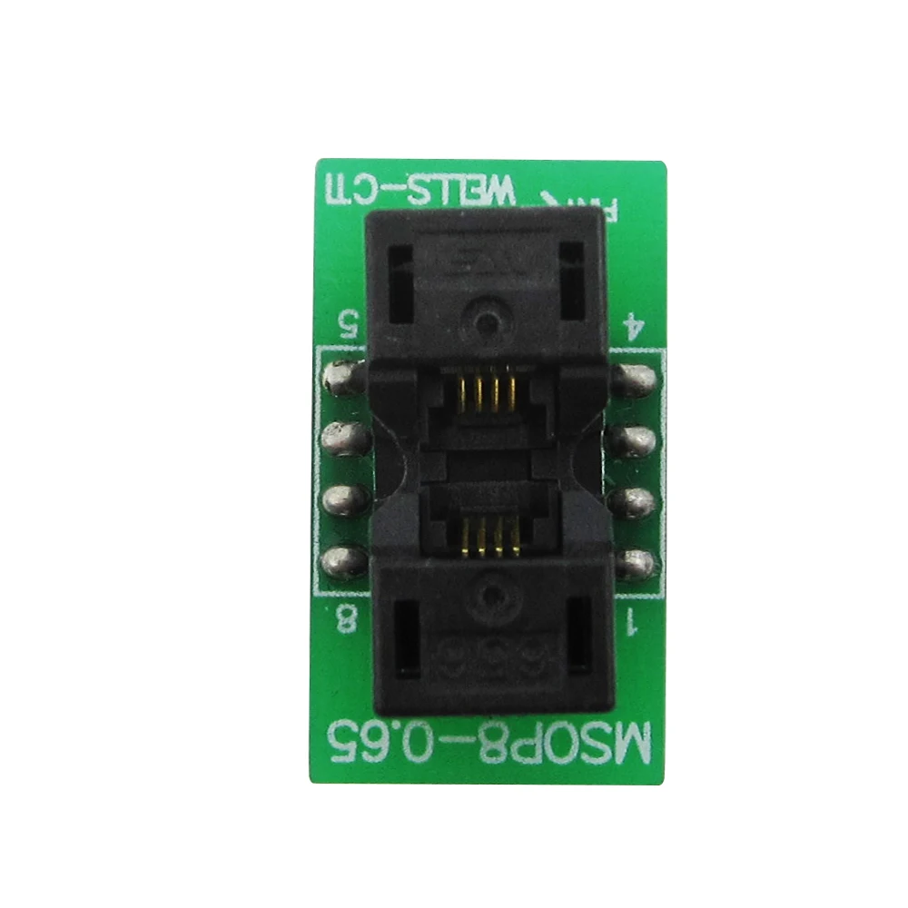 MSOP8 to DIP8 MCU Test IC socket Programmer adapter Socket | Электронные компоненты и принадлежности