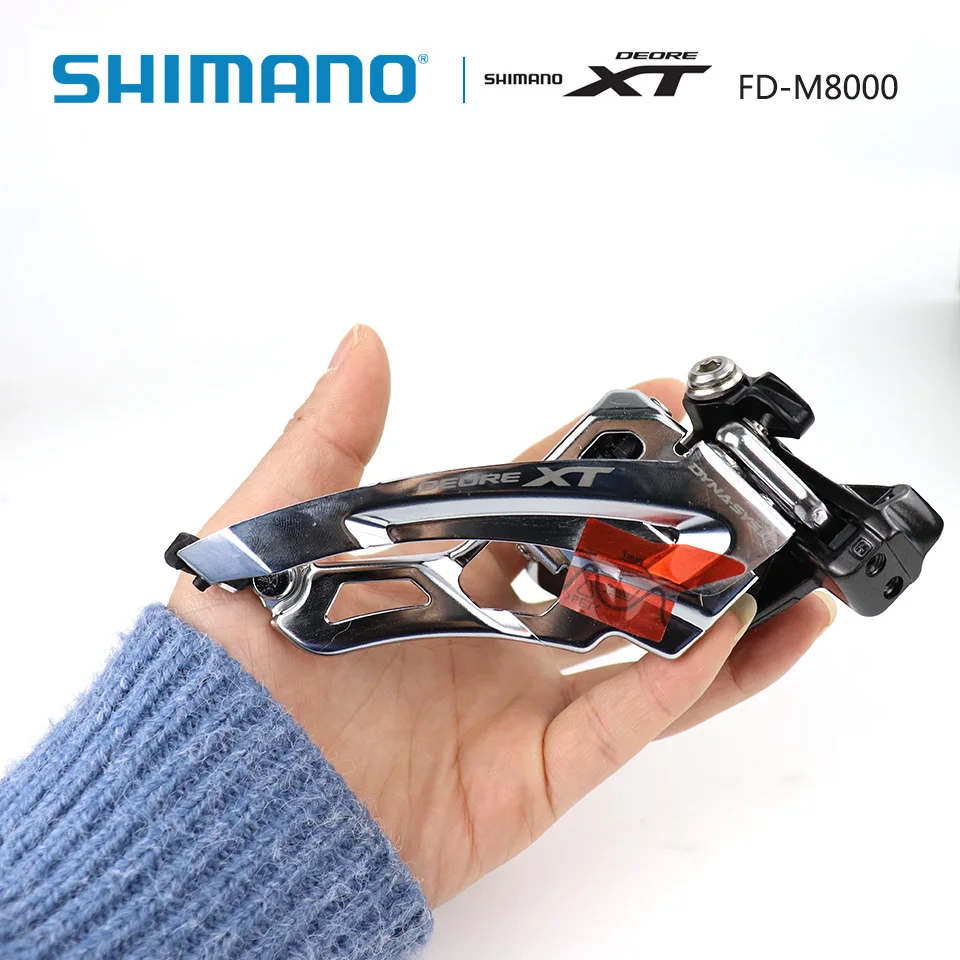 Shimano DEORE XT FD M8000 передний переключатель MTB части велосипеда для 3x11 скоростной езды