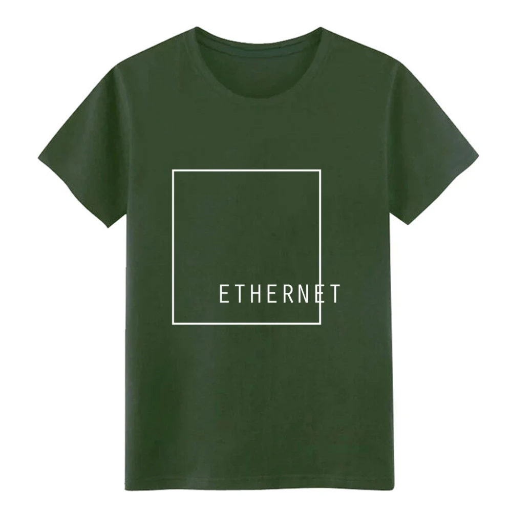 ETHERNET Aesthetic Vaporwave Meme t shirt Knitted Short Sleeve S-3xl Pictures Crazy Casual Spring Autumn Leisure | Мужская одежда