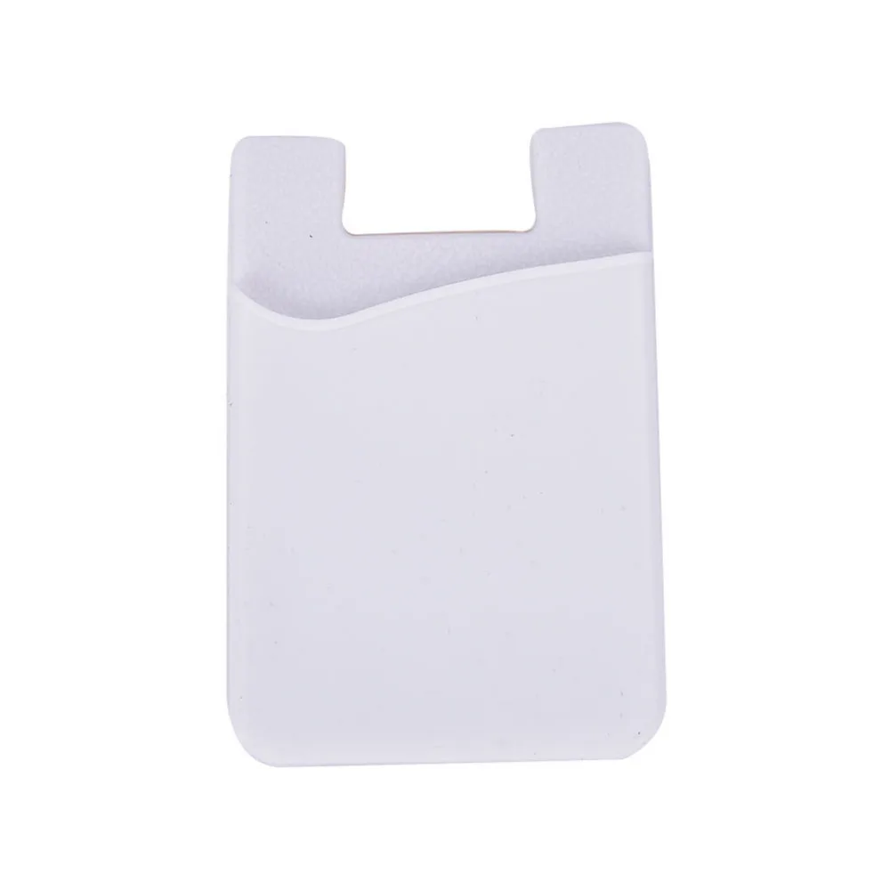 

Fashion Colorful Card Holder Adhesive Sticker Back Cover Card Holder Case Pouch For Cell Phone