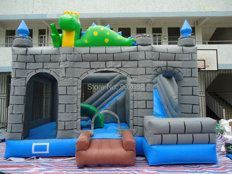 Бесплатная доставка! Коммерческий надувной батут с воздушным замком для продажи