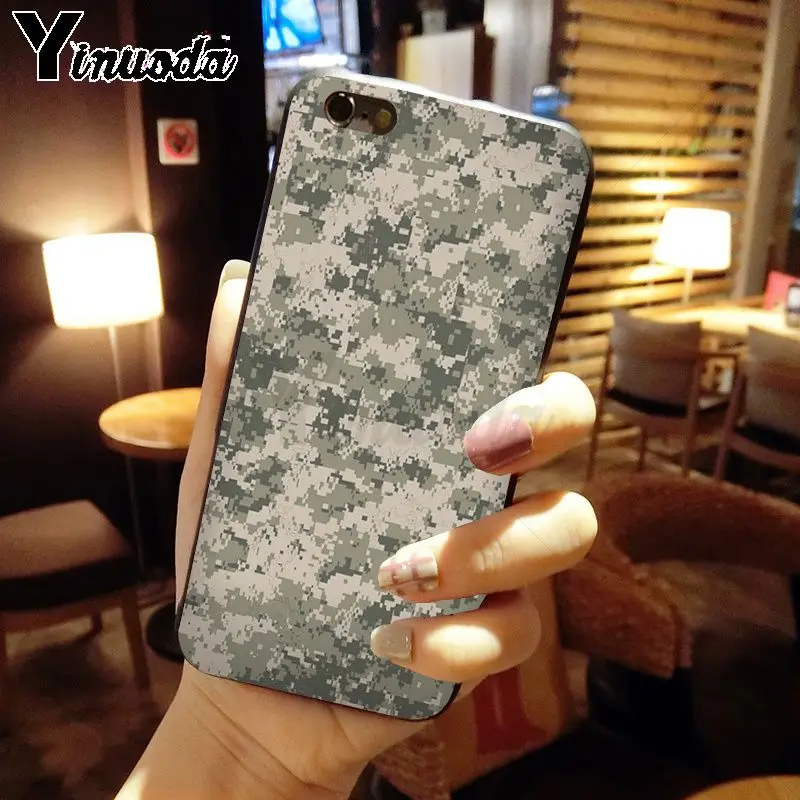 Yinuoda камуфляжный чехол для iphone X XS MAX 5 6S SE 7 8 plus XR|Чехлы-накладки| |