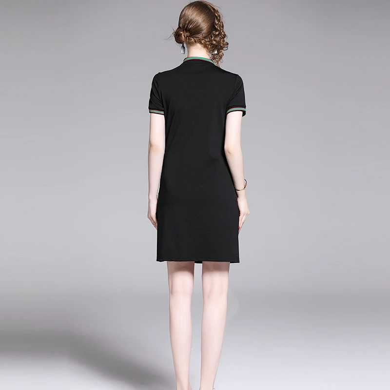 Новая мода 2019 женские летние сарафаны с коротким рукавом шляпа печати платье дамы элегантный отложной