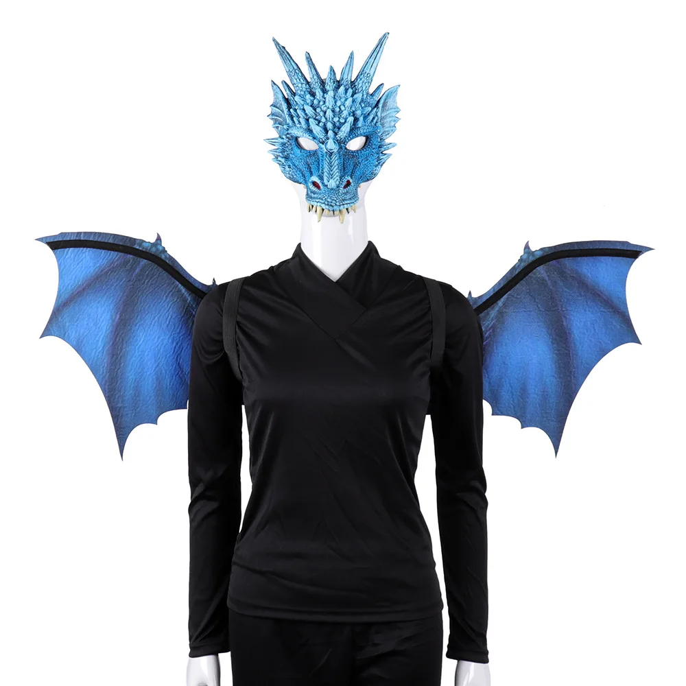 Dragon Wing Mask Cosplay Prop Halloween Decorations Fans Collection Gift Drop Ship | Тематическая одежда и униформа