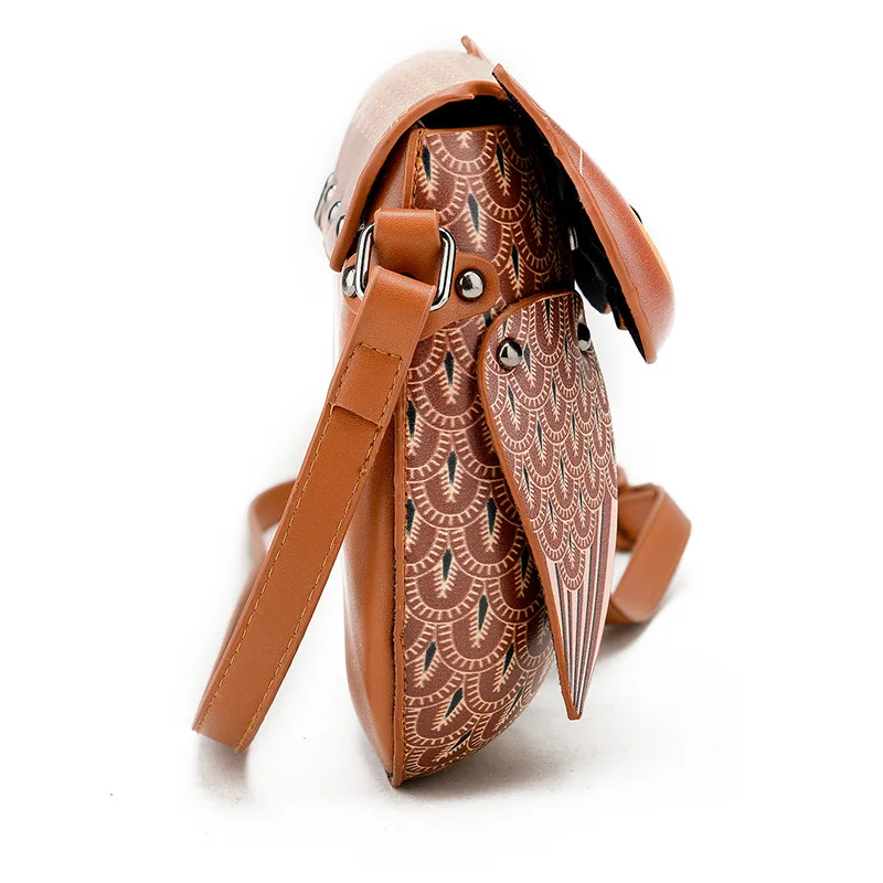 Новая сумка через плечо с 3D рисунком совы|print bag|leather crossbody bagcrossbody bag |