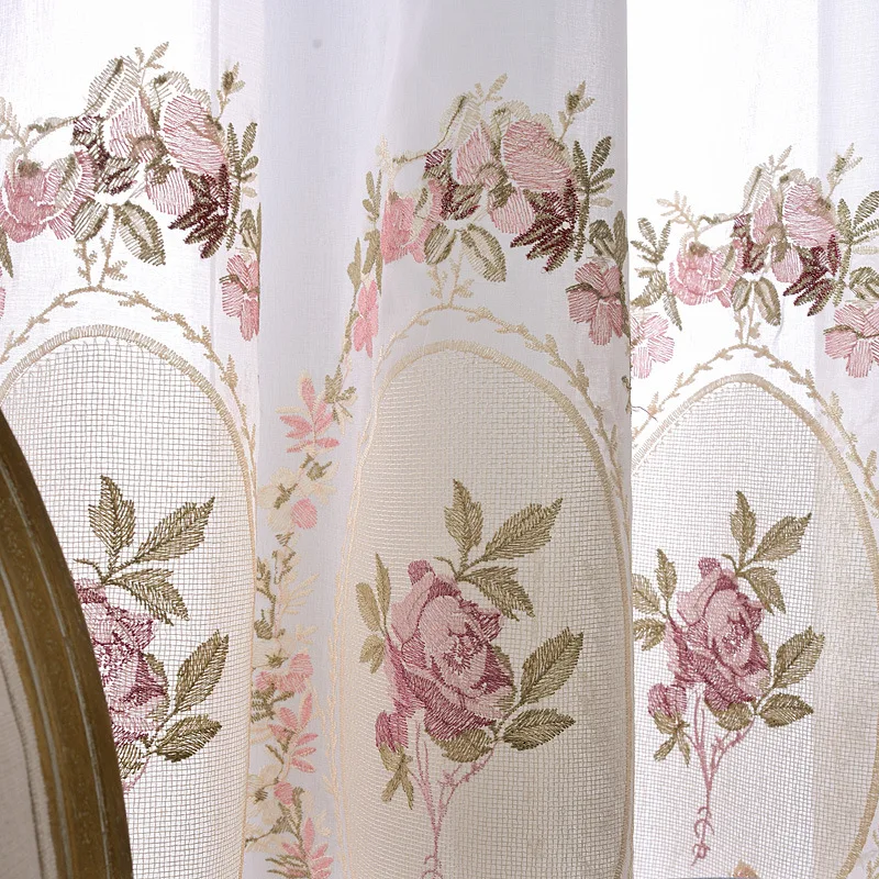 Занавеска льняная в европейском современном стиле зеркальная занавеска с