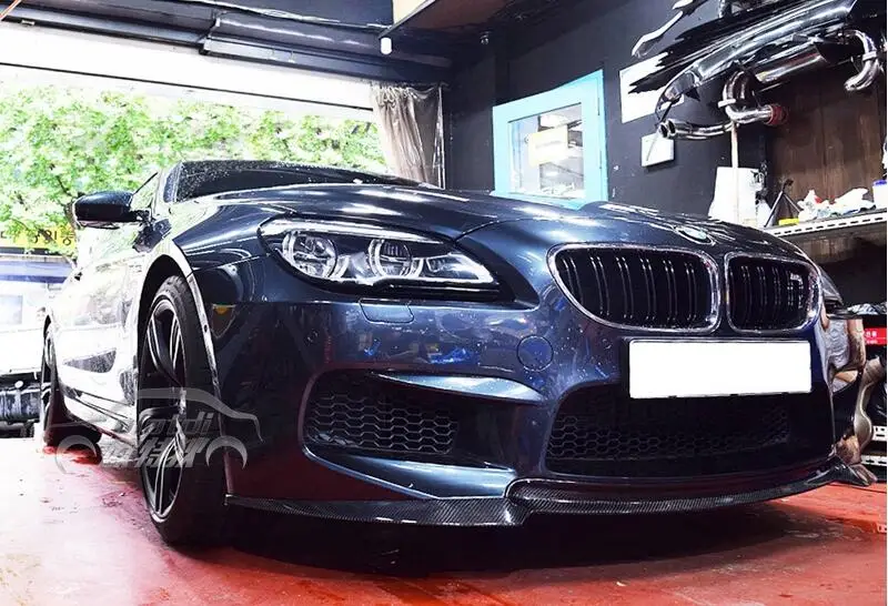 Гоночная передняя губа из углеродного волокна 3K для BMW 6 серии F12 M6 базовый