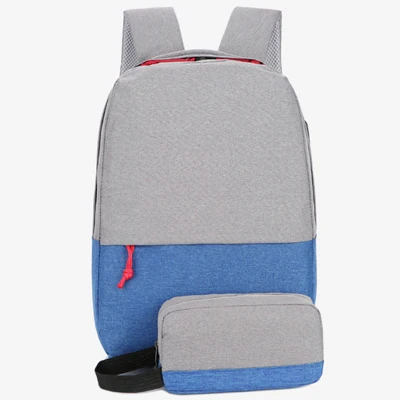Style 1 gray blue S2 Нейлоновый рюкзак для путешествий с usb зарядкой, женские и мужские рюкзаки, устойчивые к царапинам, сумка для ноутбука 13, 14, 15, 15,6 дюймов, большие сумки для ноутбуков - Цвет: Style 1 gray blue S2