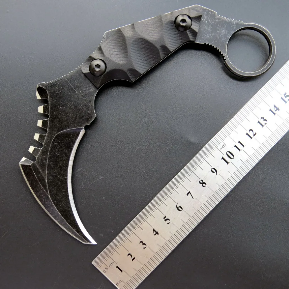 Нож керамбит Eafengrow C1698 тактический шейный нож CS GO для кемпинга походов