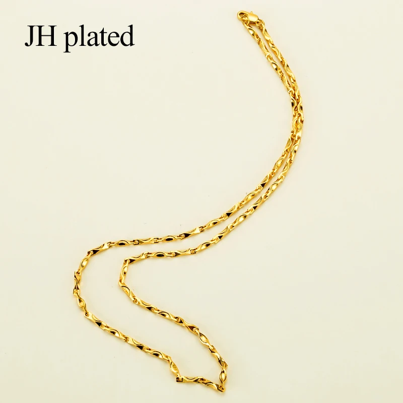 JHplated 2019 модное эфиопское ожерелье для женщин золотой цвет африканская цепь