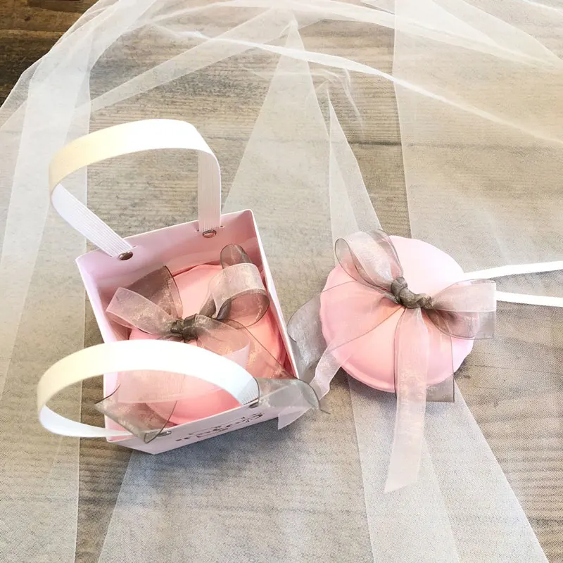 20 шт./лот Подарочная коробка для свадьбы розовые синие подарки на Крещение