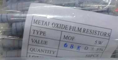 

5 Вт 22 K 5W22K угольный осажденный 5% 50 шт./лот Бесплатная доставка