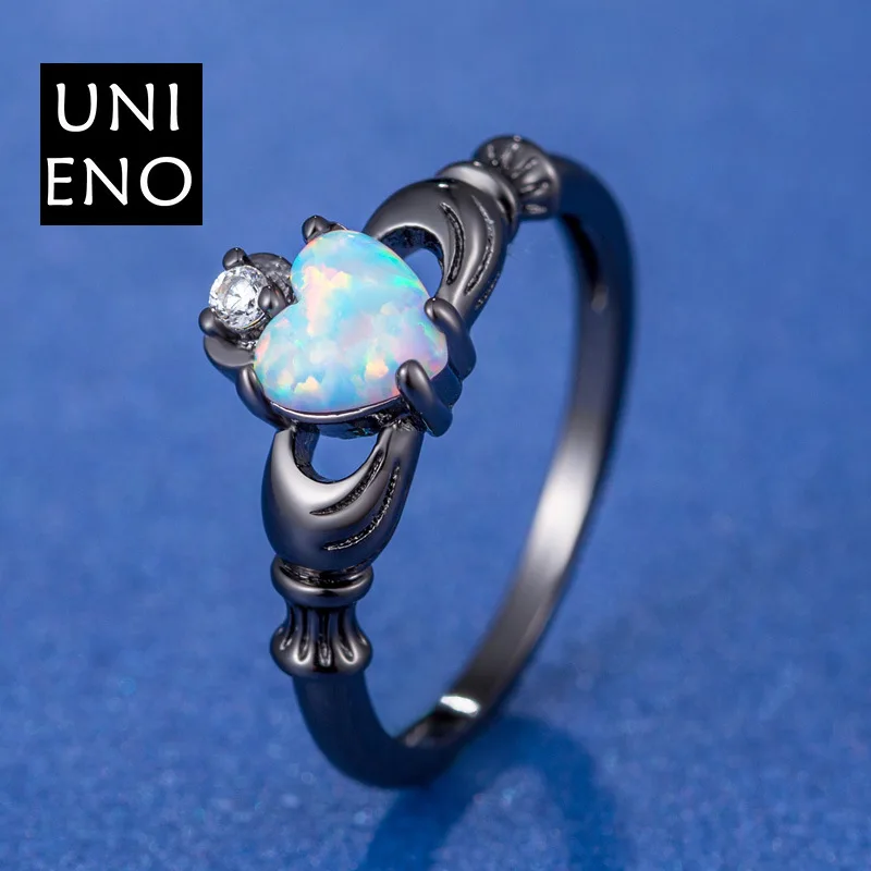 Оптом красивые Милые простые ювелирные изделия голубой огненный опал cz кристалл