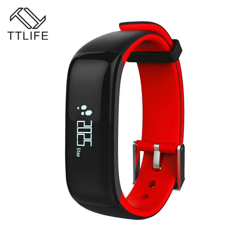 TTLIFE P1 Монитор Артериального Давления Сердечного ритма Смарт Браслет Bluetooth 4.0 IP67