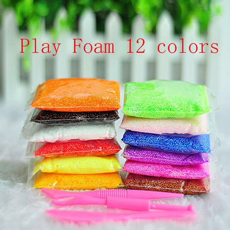 Пены глины играть в игрушки Цветной Поделочная глина магия воздуха сухой шлам