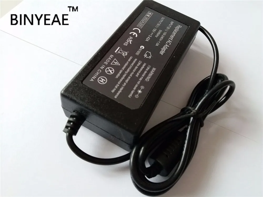 

19V 3.42A 65W AC Power Adapter Charger for Toshiba Satellite A110 L30 L35 L45 L455 C645 L755
