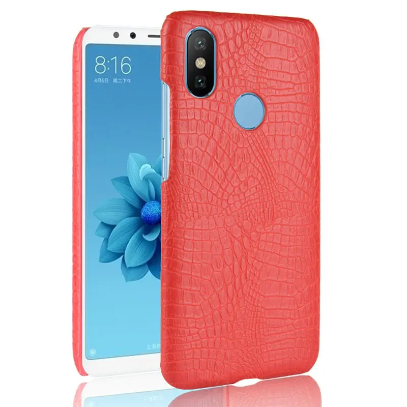 Xiaomi Mi A2 Lite чехол MiA2 Роскошный из искусственной кожи для телефона глобальная