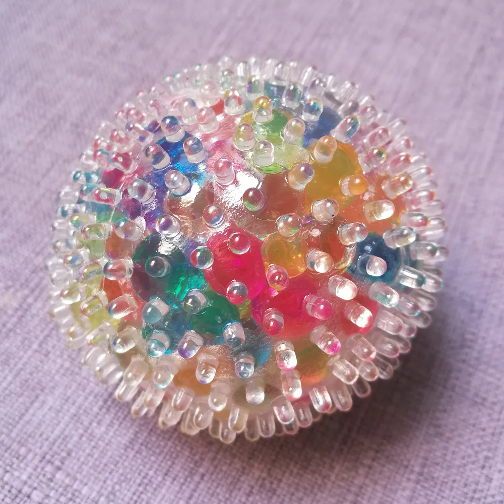 

Atomic Bead Stress Ball Spiky Message Ball Fidget Sensory Gadget Toy Autism