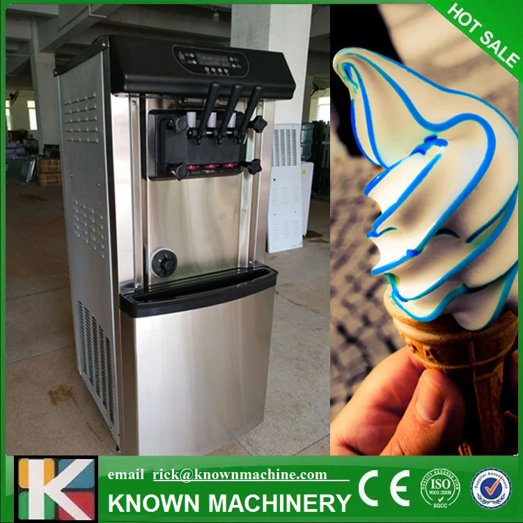 

2200W Commercial Soft Ice Cream Machine Automatic Ice Cream Maker Intelligent Soft Serve Ice Cream Machine
