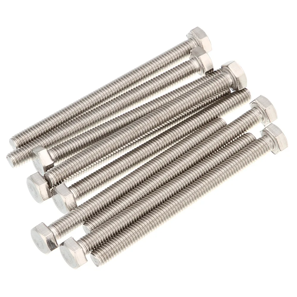 25pcs304 винты с шестигранной головкой из нержавеющей стали M5X8/10/12/16/18/20/25/30/35
