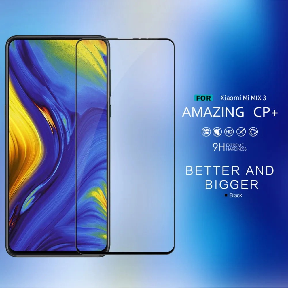 Xiaomi Mix 3 стекло CP+ Nillkin полное покрытие закаленное стекло Mix3 защита экрана против царапин Nilkin для Xiaomi Mix 3 2.5D стекло