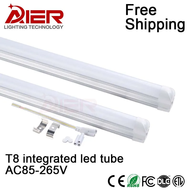 CE 2ft t8 led tube integrated 600mm 50pcs/lot free shipping | Освещение