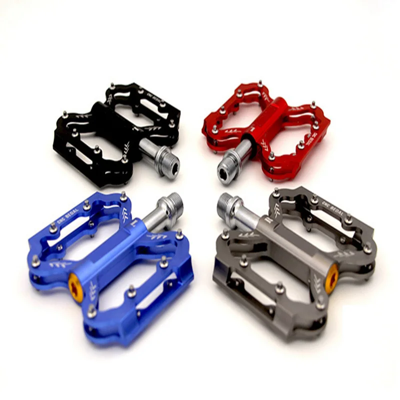 Newly 1 Pair Professional Bike Pedals Ultralight Bearing MTB Pedal Aluminum Alloy Road Bicycle Cycling Part Supplies | Спорт и